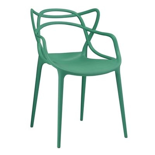 Cadeira Allegra Verde Petróleo Polipropileno