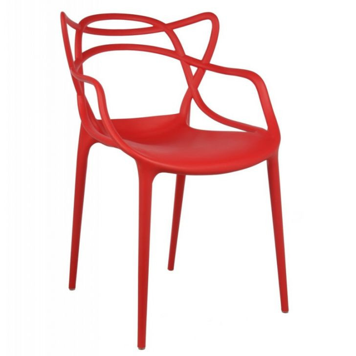 Cadeira Allegra Vermelho Polipropileno