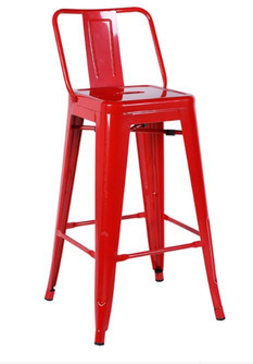 Banqueta Iron Com Encosto Baixo