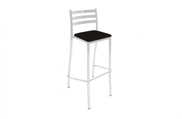 Banqueta Alta Preta