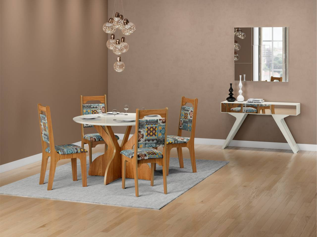 Mesa de Jantar Redonda