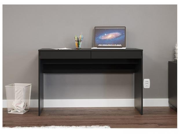 Mesa Reta Com Gavetas